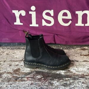 Dr. Martens Black Leather Chelsea Boots